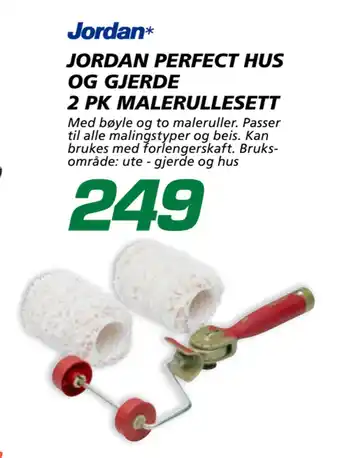 Coop Byggmix JORDAN PERFECT HUS OG GJERDE 2 PK MALERULLESETT tilbud