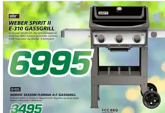 Coop Byggmix WEBER SPIRIT II E-310 GASSGRILL tilbud