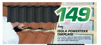 Coop Byggmix ISOLA POWERTEKK TAKPLATE tilbud