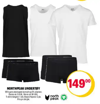 Coop Extra NORTHPEAK UNDERTØY tilbud