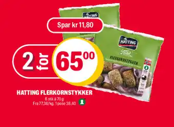 Coop Extra HATTING FLERKORNSTYKKER tilbud