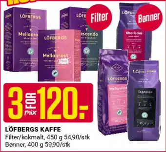 Europris LÖFBERGS KAFFE tilbud