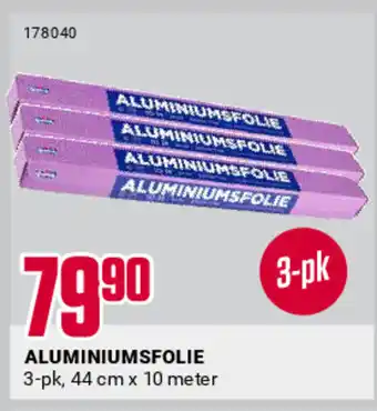 Europris ALUMINIUMSFOLIE tilbud