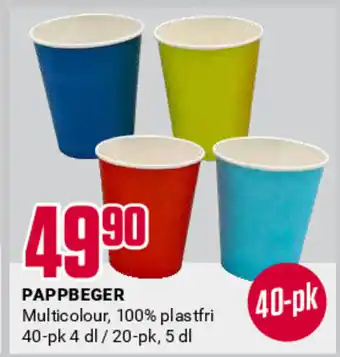 Europris PAPPBEGER tilbud