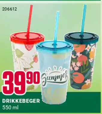 Europris DRIKKEBEGER tilbud