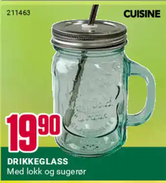 Europris DRIKKEGLASS tilbud