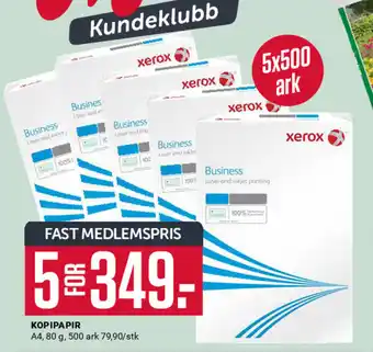 Europris KOPIPAPIR tilbud