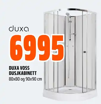 Obs Bygg DUXA VOSS DUSJKABINETT tilbud