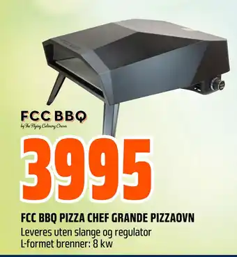 Obs Bygg FCC BBQ PIZZA CHEF GRANDE PIZZAOVN tilbud