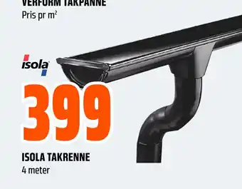 Obs Bygg ISOLA TAKRENNE tilbud