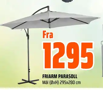 Obs Bygg FRIARM PARASOLL tilbud