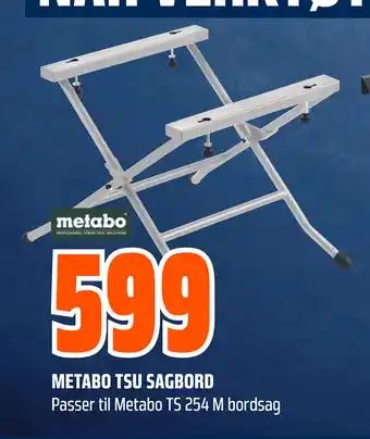 Obs Bygg METABO TSU SAGBORD tilbud