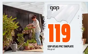 Obs Bygg GOP ATLAS PVC TAKPLATE tilbud