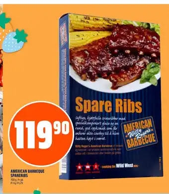 Coop Obs AMERICAN BARBEQUE SPARERIBS tilbud