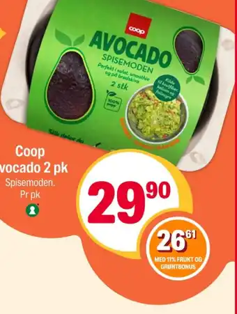 Coop Extra Coop avokado tilbud