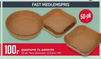 Europris Cuisine bakepapir tilbud