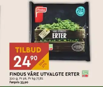 Coop Mega Findus erter tilbud