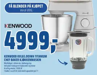 Coop Obs Kenwood kjøkkenmaskin tilbud
