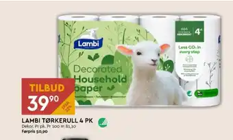 Coop Mega Decor tørkerull tilbud