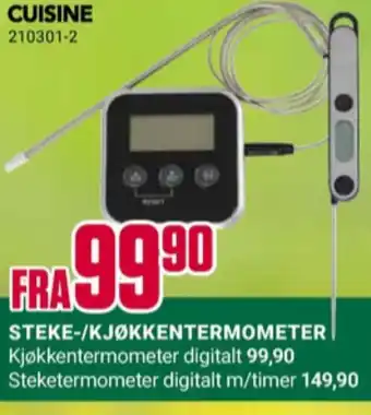 Europris Cuisine steketermometer tilbud