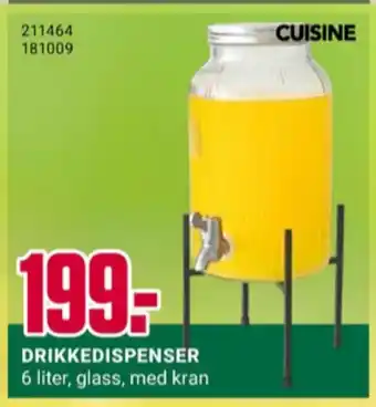 Europris Cuisine dispenser tilbud