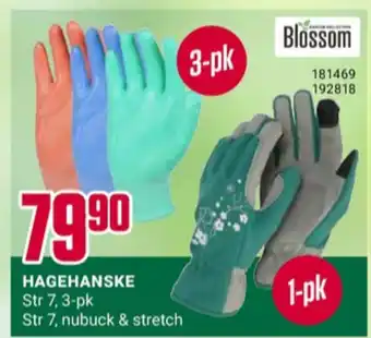 Europris Blossom hagehansker tilbud