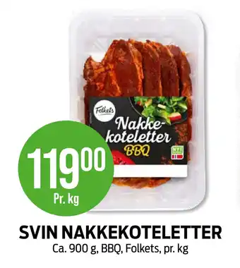 Kiwi SVIN NAKKEKOTELETTER tilbud
