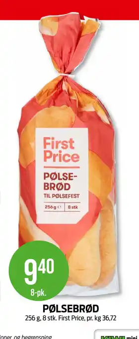 Kiwi PØLSEBRØD tilbud