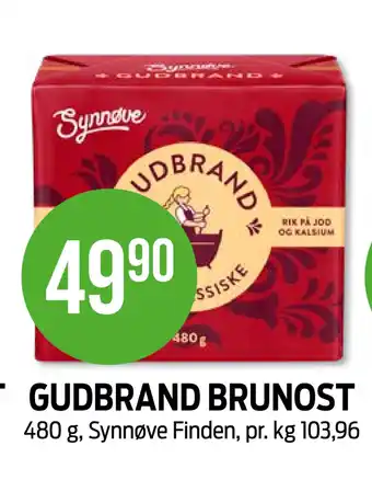 Kiwi GUDBRAND BRUNOST tilbud