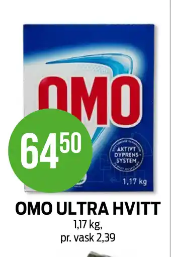 Kiwi OMO ULTRA HVITT tilbud