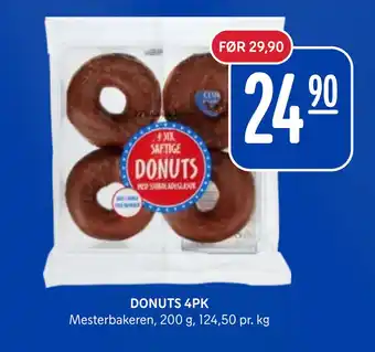 Rema 1000 DONUTS 4PK tilbud