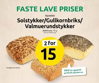 Joker Bakehuset brød tilbud
