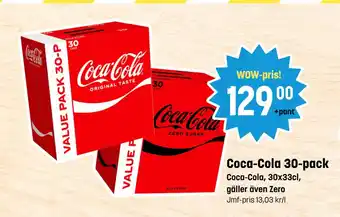 eurocash Coca-Cola 30-pack tilbud