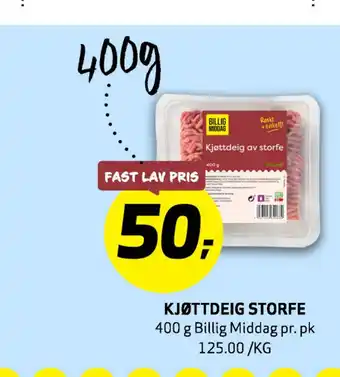 Bunnpris KJØTTDEIG STORFE tilbud