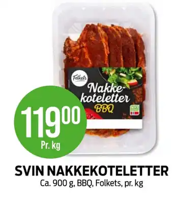 Kiwi Folkets nakkekoteletter tilbud