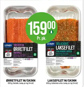 Kiwi Lerøy laksefilet tilbud