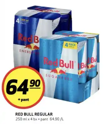 Bunnpris Red bull energidrikk tilbud