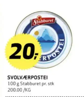 Bunnpris Stabburet leverpostei tilbud