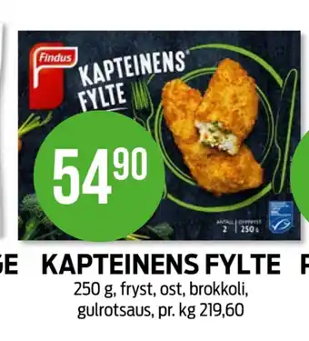 Kiwi Findus fiskeretter tilbud