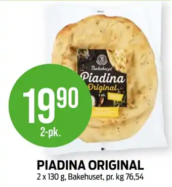 Kiwi Bakehuset piadina original tilbud