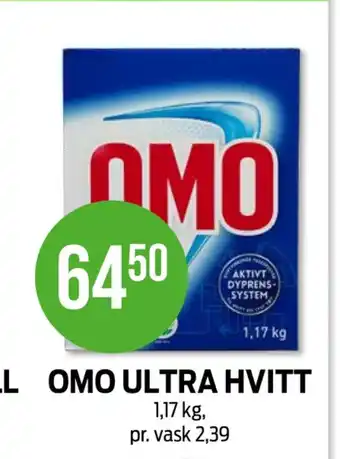 Kiwi Omo vaskepulver tilbud