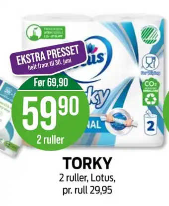 Kiwi Torky tørkerull tilbud