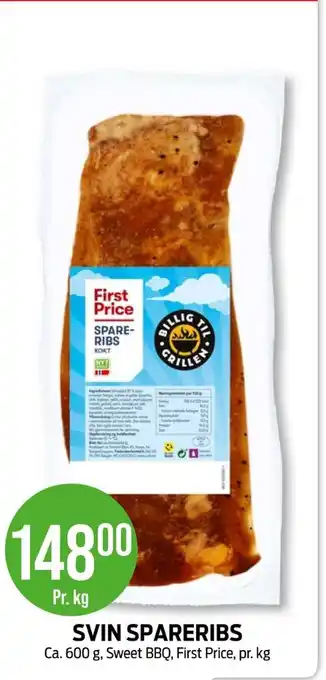 Kiwi First price spareribs tilbud