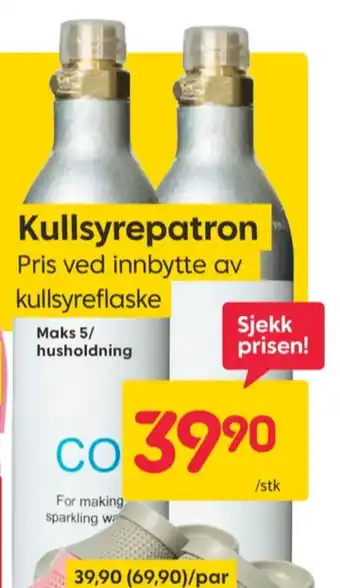 Rusta Ukjent kullsyrepatron tilbud