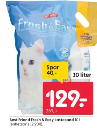 Rusta Best friend kattesand tilbud