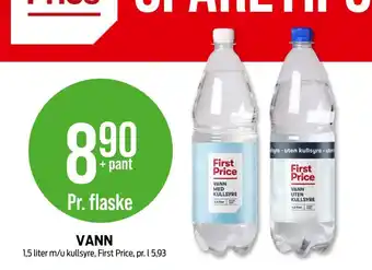 Kiwi First price mineralvann tilbud