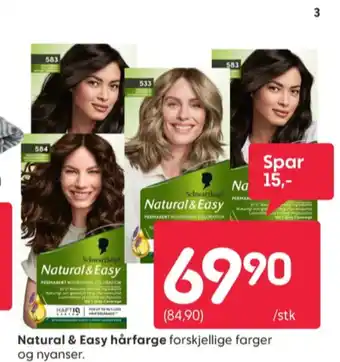 Rusta Natural easy hårfarge tilbud