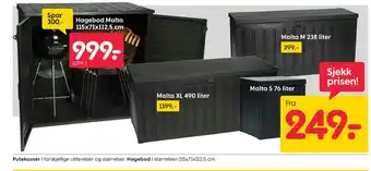 Rusta Ukjent putekasse tilbud