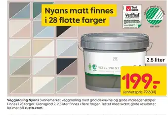 Rusta Nyans maling tilbud