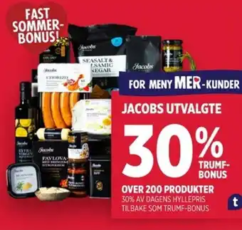 Meny JACOBS UTVALGTE tilbud